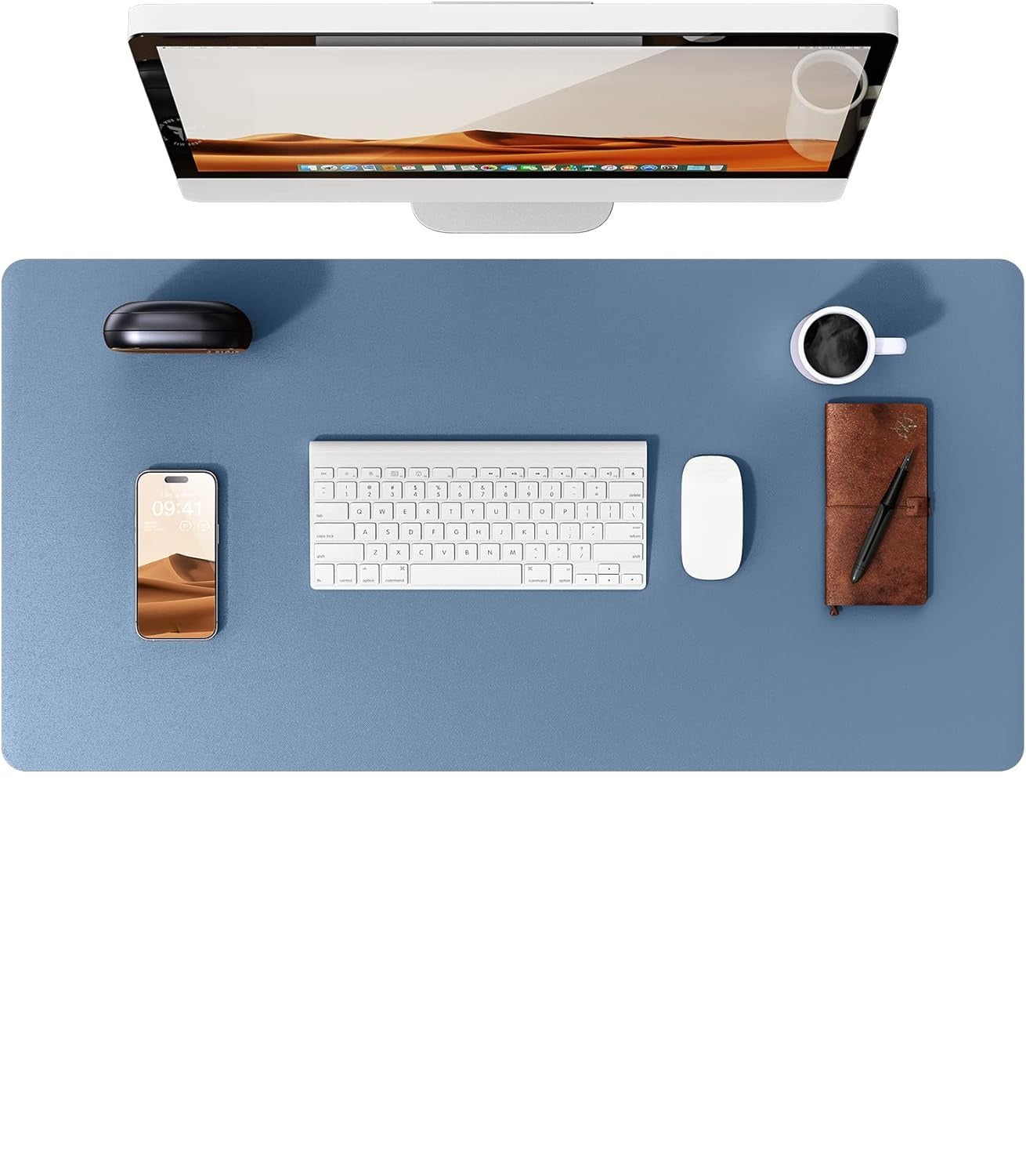 Non-slip Leather Desk Pad