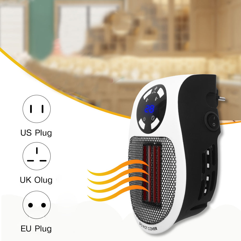 Portable Electric Wall Fan Heater