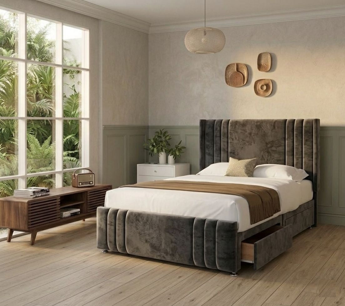 Angelina Divan Bed with Footboard