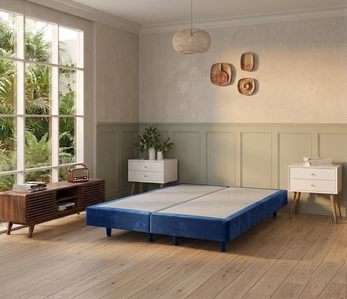 Floating Velvet Divan Base